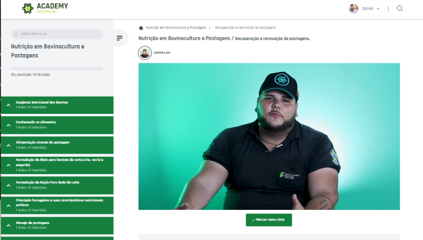 curso de nutrição debovinos