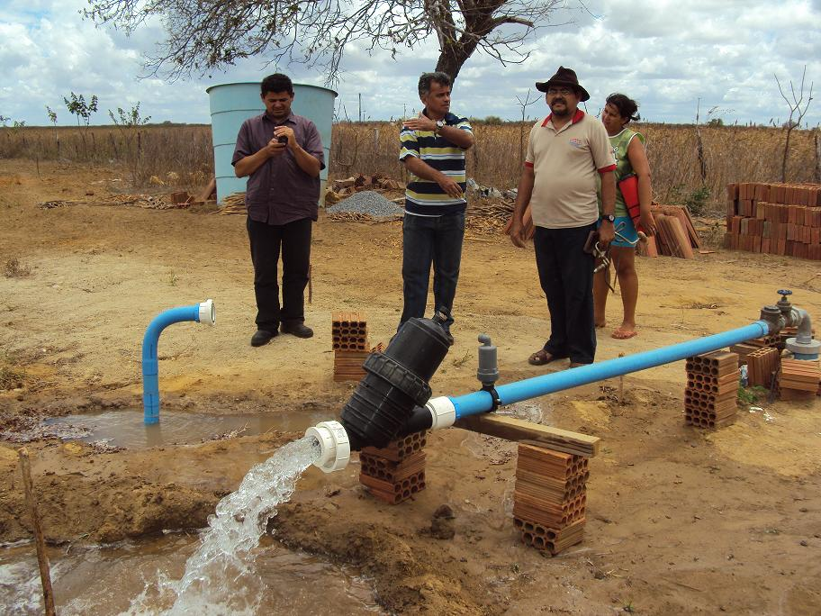 limpeza de filtro de irrigação