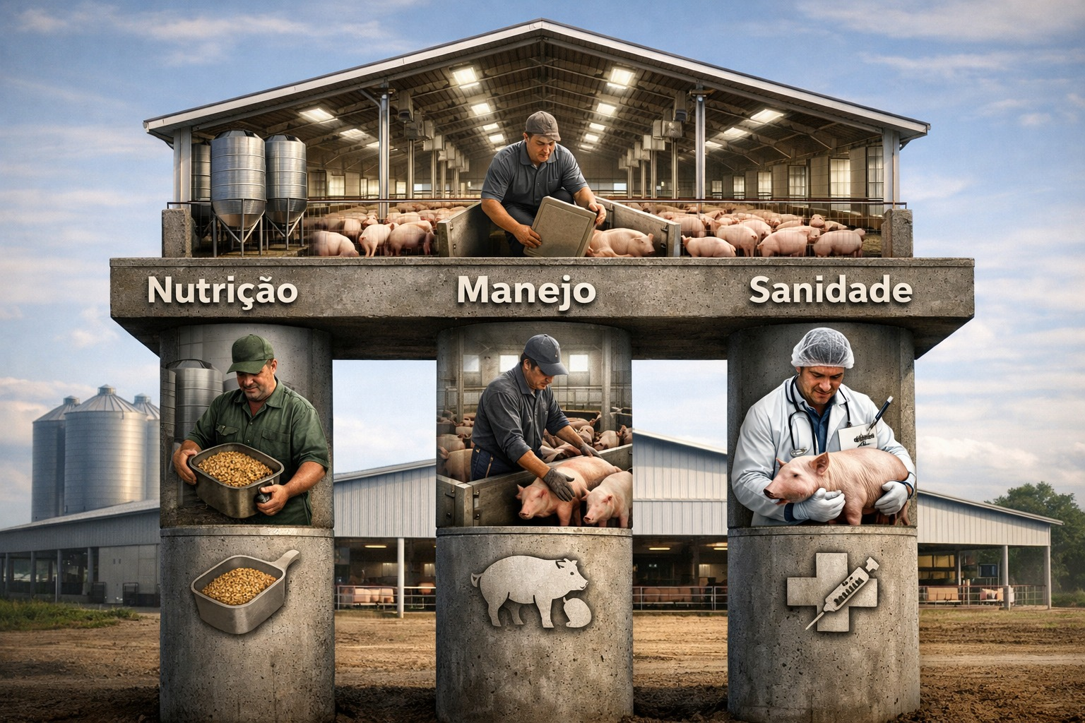 Os 3 pilares da produção animal: Nutrição, Manejo e Sanidade