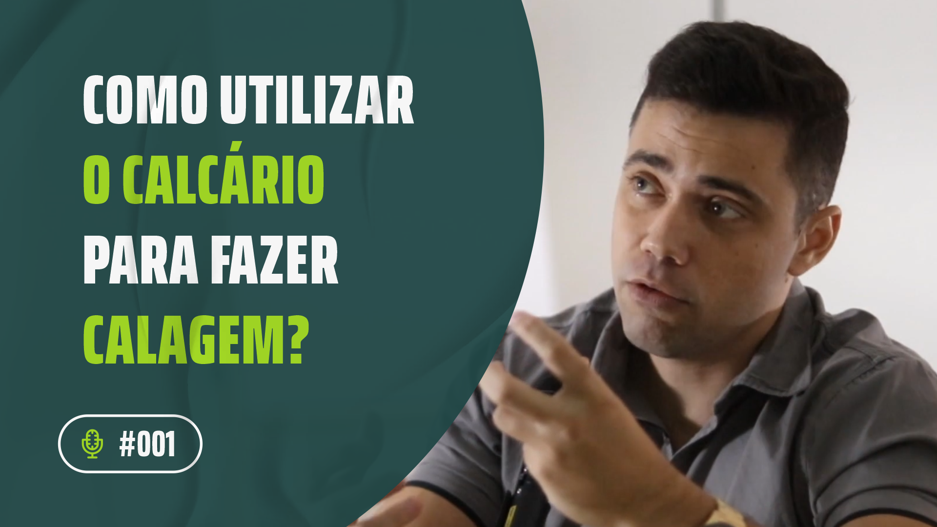 Como utilizar o calcário para fazer calagem?